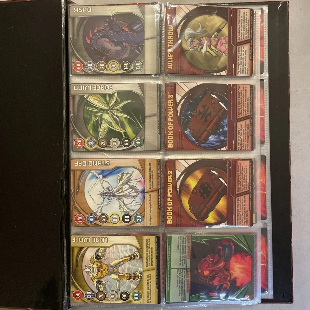 135 Cards | Bakugan Mixed Metal‎ Card Lot | Battle Brawler Binder